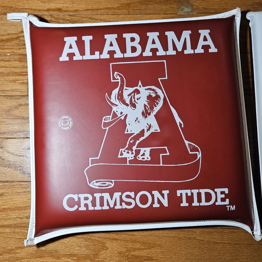 2 Alabama Crimson Tide Seat Cushions